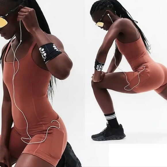 New Free People Movement Never Better Sequoia Shorts Runsie XS NWOT - Picture 1 of 8